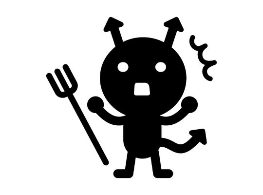 ハッとするサタン